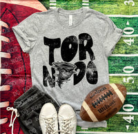 Distressed Tornado Logo Stacked Grunge DTF Print