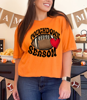 Touchdown Season Football With Heart DTF Print