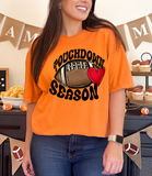 Touchdown Season Football With Heart DTF Print