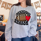 Touchdown Season Football With Heart DTF Print