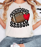 Touchdown Season Football With Heart DTF Print