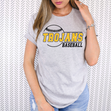 Trojans Baseball 01 DTF Print