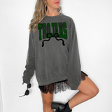 Trojans Team Arch with Bow DTF Print