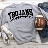 Trojans Football Arched DTF Print