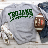 Trojans Football Arched DTF Print