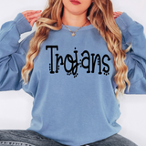 Trojans Dotted Doodle DTF Print