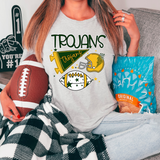 Trojans Football Retrocollage DTF Print