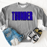 Thunder Unisex Shadow Team Black and White DTF Print