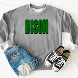 Bison Unisex Shadow Team Black and White DTF Print