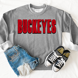 Buckeyes Unisex Shadow Team Black and White DTF Print