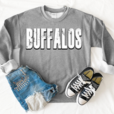 Buffalos Unisex Shadow Team Black and White DTF Print