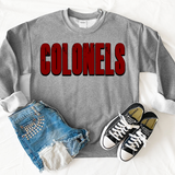 Colonels Unisex Shadow Team Black and White DTF Print