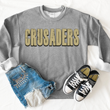 Crusaders Unisex Shadow Team Black and White DTF Print