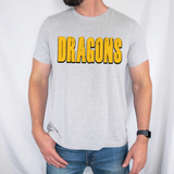 Dragons Unisex Shadow Team Black and White DTF Print