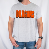 Dragons Unisex Shadow Team Black and White DTF Print