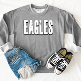 Eagles Unisex Shadow Team Black and White DTF Print