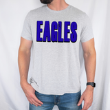 Eagles Unisex Shadow Team Black and White DTF Print