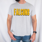 Falcons Unisex Shadow Team Black and White DTF Print