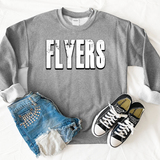 Flyers Unisex Shadow Team Black and White DTF Print