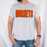 Hornets Unisex Shadow Team Black and White DTF Print
