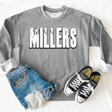 Millers Unisex Shadow Team Black and White DTF Print