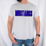 Mustangs Unisex Shadow Team Black and White DTF Print
