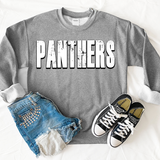 Panthers Unisex Shadow Team Black and White DTF Print