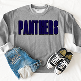 Panthers Unisex Shadow Team Black and White DTF Print