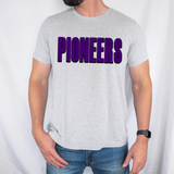 Pioneers Unisex Shadow Team Black and White DTF Print