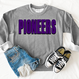 Pioneers Unisex Shadow Team Black and White DTF Print