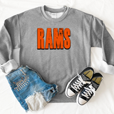 Rams Unisex Shadow Team Black and White DTF Print