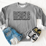Rebels Unisex Shadow Team Black and White DTF Print