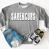 Sabercubs Unisex Shadow Team Black and White DTF Print