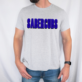 Sabercubs Unisex Shadow Team Black and White DTF Print