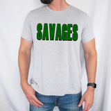 Savages Unisex Shadow Team Black and White DTF Print