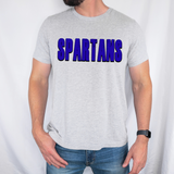 Spartans Unisex Shadow Team Black and White DTF Print