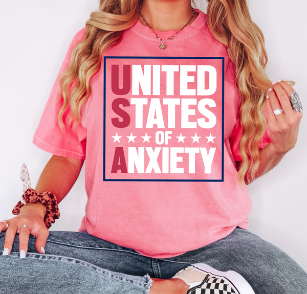 United States of Anxiety 02 DTF Print