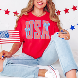 USA Preppy stripes DTF Print