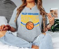 Valley View Blazers Basketball DTF Print