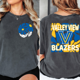 Valley View Blazers Floral DTF Print