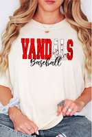 Vandals Sport Grunge DTF Print