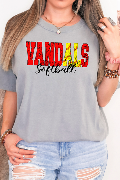 Vandals Sport Grunge DTF Print