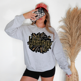 VIKINGS Glitter POMPOM Leopard DTF Print