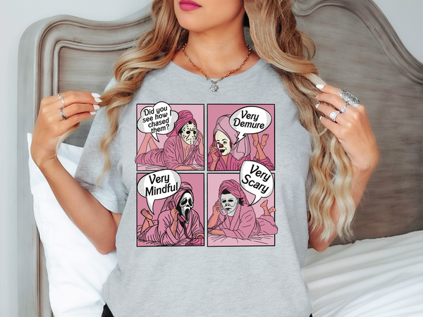 Horror Very Demure DTF Print