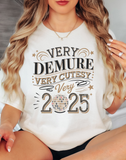 Very Demure Very Cutesy Very 2025 DTF Print