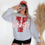 Vikings Stripes Varsity Team DTF Print