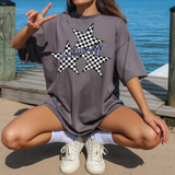 Vikings Checker Star Trio DTF Print