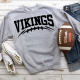 Vikings Football Arched DTF Print
