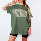 Vikings Camo Grunge Arch DTF Print