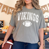 Vikings Football Arch Distressed DTF Print